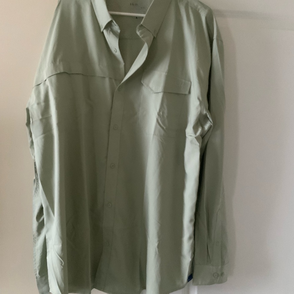 Mens long sleeve Huk fishing shirt